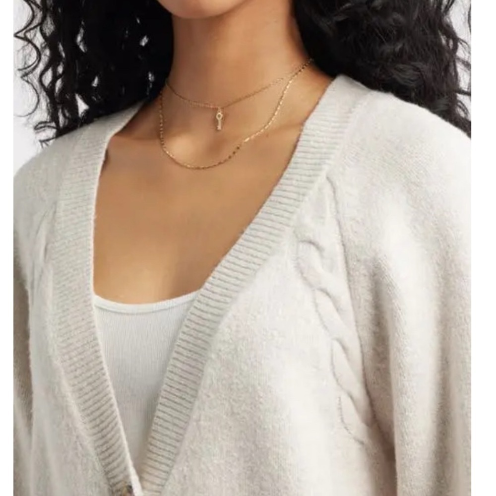 BP Relaxed Fit Cardigan - Beige Oatmeal Light Size XL brand new - Picture 13 of 16
